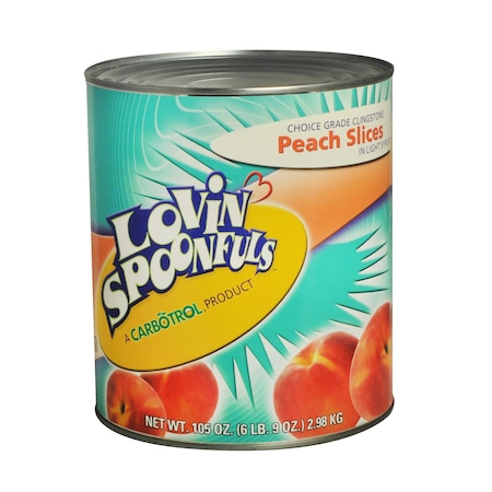 Lovin' Spoonfuls-Peach Slices Lt Syr #10, PK6